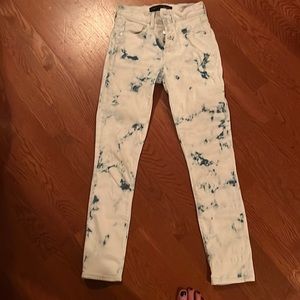 Veronica Beard tie dye wash skinny jeans, size 24/00